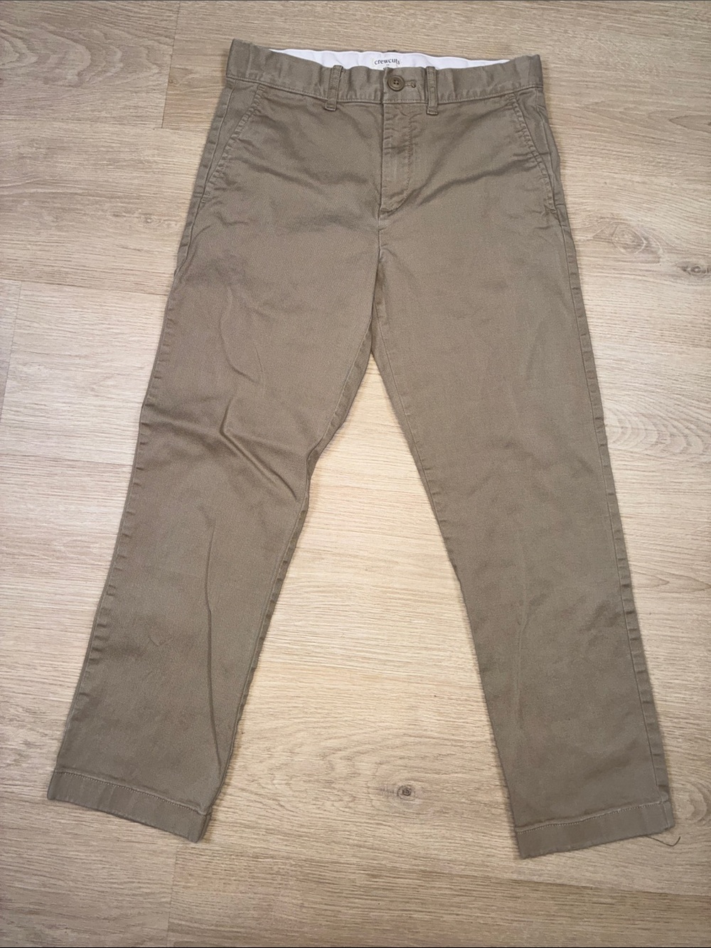 Crewcuts Boys' Slim 10 Tan Chino Pants
